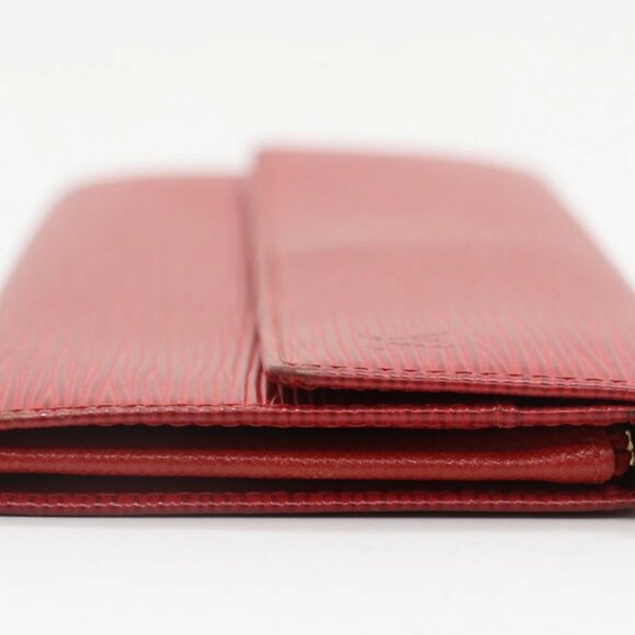 Louis Vuitton Epi Red Leather Pochette Porte-Monnaie Wallet - Picture 11 of 16